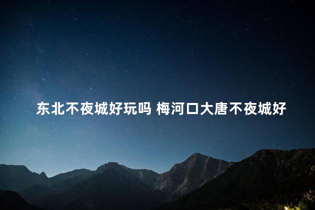 东北不夜城好玩吗 梅河口大唐不夜城好玩吗